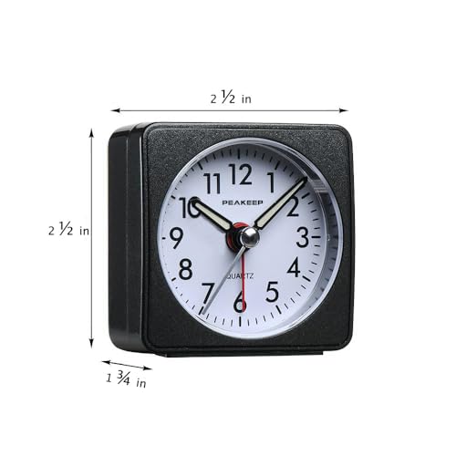 Peakeep Ultra Small Travel Alarm Clock product photo Peakeep Ultra Small Travel Alarm Clock product