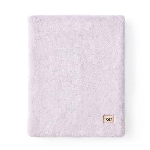 Image of UGG Lanai Baby Blanket Comfy Cozy Machine Washable Luxury Throw Blankets for Newborn Babies Soft and Plush Fleece Throw Blankie Soft Gentle on Skin, 41 x 31-Inch (Bay Fog)