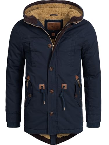 Indicode Herren Barge Winterjacke m. Kapuze & Teddyfutter |...