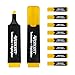 Produktbild Westcott Textmarker 10 Stück gelb | 10er Pack Highlighter Marker in leuchtendem Gelb | 2-5 mm Strichstärke | Premium Tinte aus Deutschland | E-743687 00
