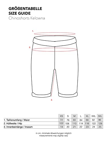 Indicode Uomini Kelowna Pantaloncini Chino con 4