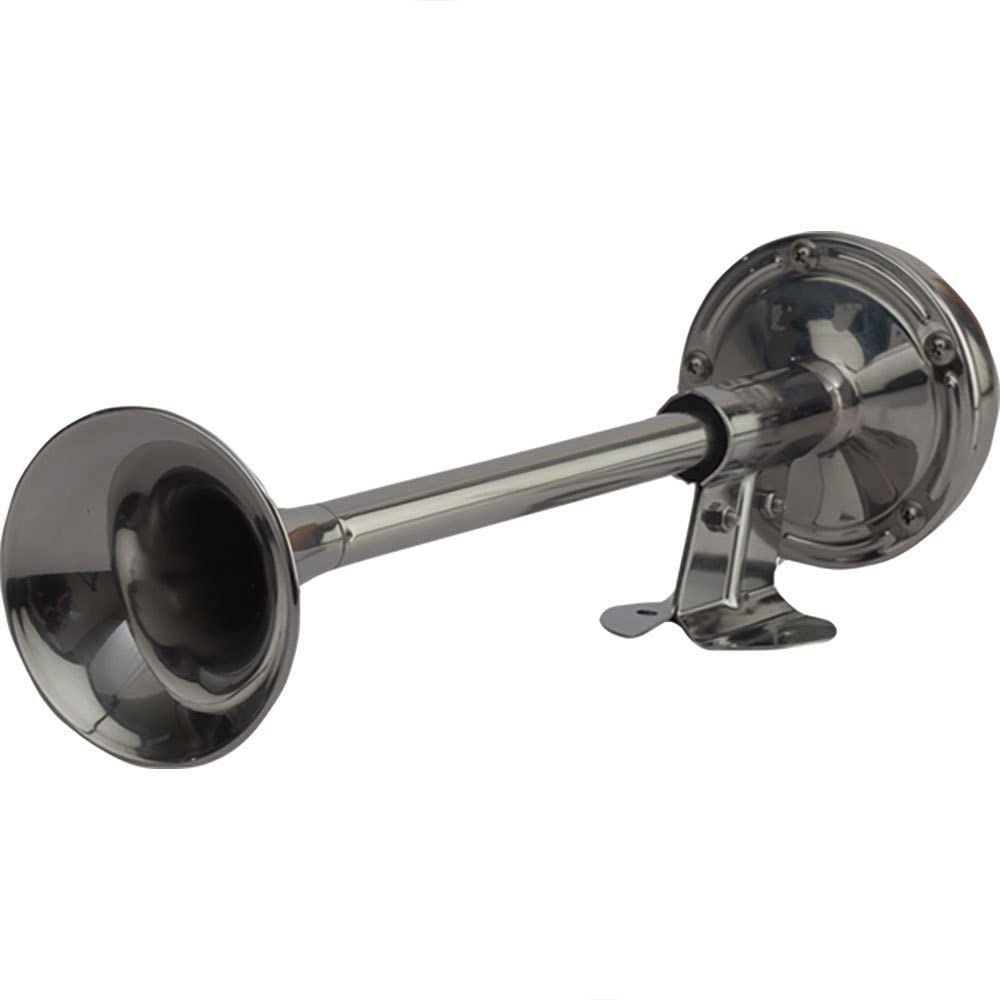 SEADOG Compact Trumpet Horn Single SS, Stainless Steel