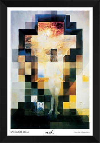 ArtDirect Lincoln In Dalivision 28x40 Framed Art Print by Salvador Dali