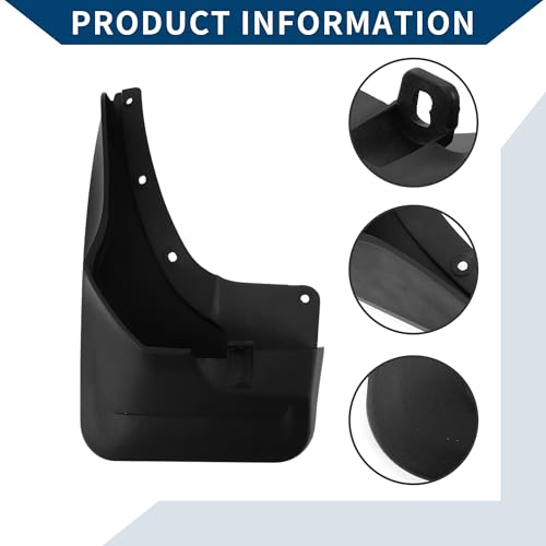 Image of Mud Flaps Splash Guards W /Mount Accessories for Mercedes-Benz GLE without Pedal 2015-2019 Front and Rear Mud Guards 1 Set
