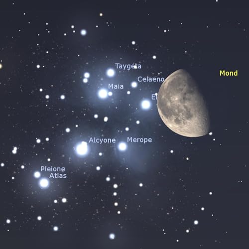 Sternbedeckung - Der Mond überfährt die Plejaden Podcast Por  arte de portada