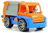 TRUXX CHANGER 32 CM LUZ Truxx Müllwagen mit angehobenem Container und geöffneter Kabine - lose. Enthält eine Müllwagenfahrerfigur. Aus hochwertigem Kunststoff gefertigt. Abmessungen: 32 x 16 x 17 cm Spielzeug für Kinder ab 2 Jahren.