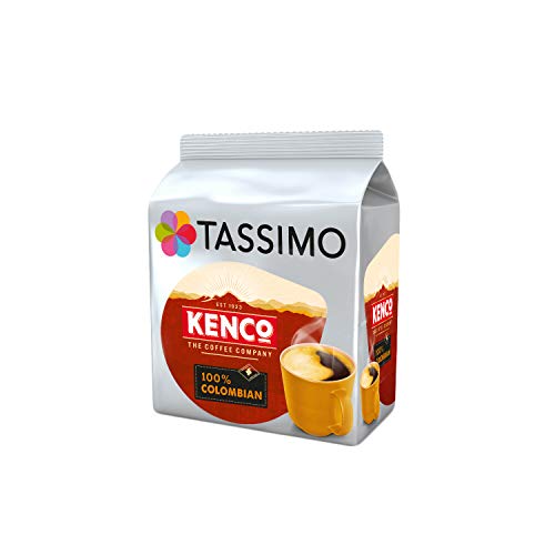 Tassimo Black Coffee Bundle - Costa Americano, Kenco Pure Colombian/Americano Grande, L'Or Classique XL, Jacobs Caffe Crema Classico XL pods - Pack of 5 (80 Servings)
