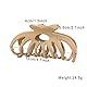 Große Haarkralle Frauen dicke Haare Haarspange rutschfest große Haarspangen Krallenclips starker Halt Krallenclips matte Haarspangen für Frauen Mädchen,8Pack (8color)