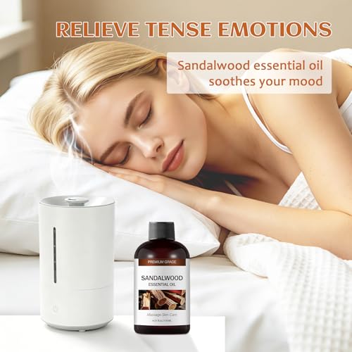 Aceite Esencial de Sándalo 100% Natural para Aromaterapia 4 Fl Oz miniatura 2