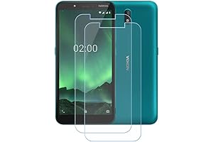 2-Pack Nokia 6.1 Screen Protector Tempered Glass