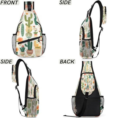 Bolso cruzado unisex tipo sling para senderismo y viaje miniatura 6