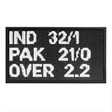 Digital Cricket Scoreboard LED Display, 3x1.5 ft, Mobile App Control, Indoor/Outdoor (White)