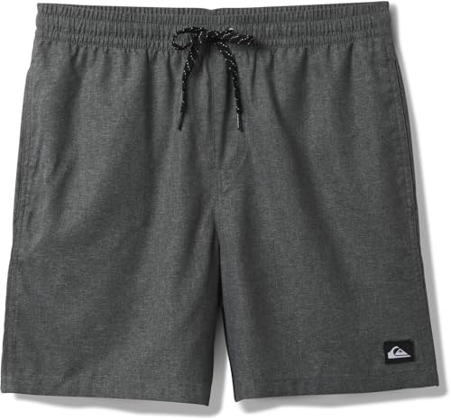 Quiksilver - Mens Everyday Solid Volley 17 Nb Shorts, Color Heather Gray, Size: Large