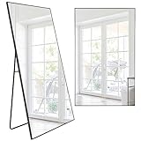 全身ミラー 160cmx80cm ブラック