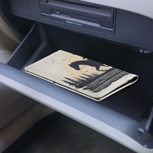 Organizador de auto de cuero Slim miniatura 6