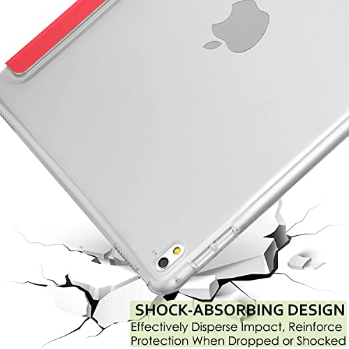Image of DuraSafe Cases For iPad Pro 9.7 inch 2016 Case A1673 MLMP2HN /A MM172HN /A MLMN2HN /A MLMQ2HN /A A1674 A1675 MLMW2HN /A MLMX2HN /A MM192HN /A MLMV2HN /A MLN02HN /A MLMY2HN /A MLN12HN /A MM1A2HN /A MLPY2HN /A - Red