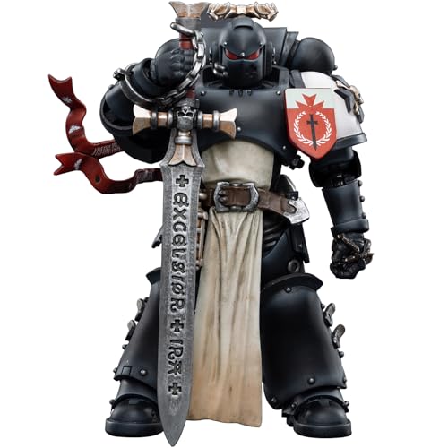 JOYTOY Warhammer 40k Black Templars Black Templars The Emperors Champion Rolantus 1/18 Action Figure Dedicated To You Who Love Collecting