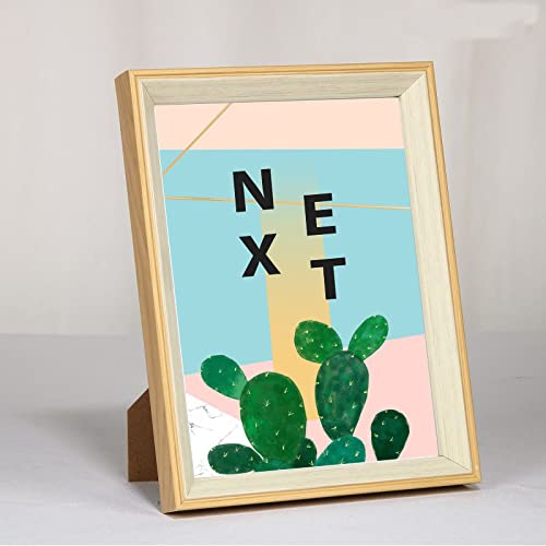 Hoogtecly Bilderrahmen, Home Holzrahmen 15x20cm Cover