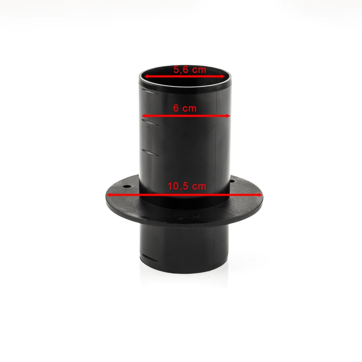 LST Warmluft Durchführung ⌀ 60mm Wand Boden Standheizung Doppelstutzen Einbau Flansch Set