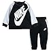 Nike - Tuta Oversized Futura Bambino Felpa e Pantaloni Bimbo 86F563 023 Nero - 4-5 Anni, Nero