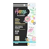 Happy Planner Sticker Pack, Easy-Peel Multicolor Stickers for Journals, Planners, and Calendars, Scrapbook Accessories, Tiny Florals Theme, 30 Sheets, 828 Stickers Total