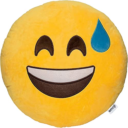 Vnnigmn Niedliches Emoji-Kissen Emoji-Puppe Emoji-Kissen, dekorativ, Spielzeug, Geburtstag, Geschenk, Heimdekoration