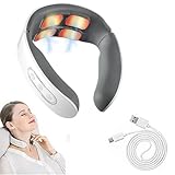 Nackenmassagegerät,11-In-1 Nackenlösung,Tragbares Nackenmassagegerät mit Wärme, 6 Modi & 9 Intensitätsstufen,für Nackenentspannung, Zuhause, Büro, Reise