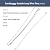 Sandbaggy Double Loop Rebar Wire Bar Ties | 16 Gauge | Made of Industrial Grade Wire | Great for Securing Rebar, Sandbags & More | Extra Long Length (18 Inch Length, Pack of 100)