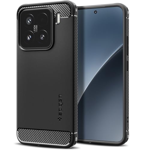 Spigen Cover Rugged Armor Compatibile con Xiaomi 15 - Nero Opaco