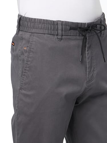 BOSS Techno Twill Tapered Chino Trousers,Mushroom Grey,31323