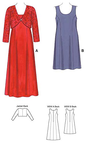 Kwik Sew K3514 Dresses And Jacket Sewing Pattern, Size 1X-2X-3X-4X #TOP10