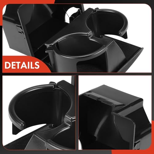 Portavasos Negro Compatible con Nissan TITAN 2007-2015 miniatura 7