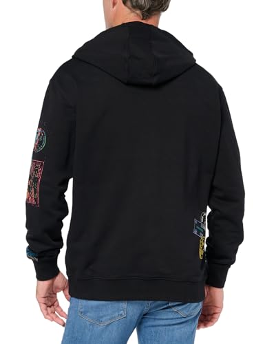 GUESS Men's Eco World Stamps Hoodie3