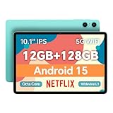 タブレット10インチ Android 15 ODEA A10 タブレット 大画面 Wi-Fiモデル 12GB+128GB+1TB拡張 アンドロイド 6000mAh Type-C充電 5G/WiFi/Bluetooth5.0/旅行に最適 Youtube WidevineL1 対応 日本語説明書付属子供 高齢者