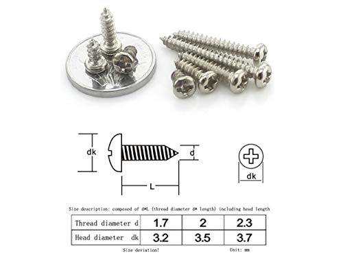 Kit de tornillos autorroscantes de acero carbono 800 pcs miniatura 5