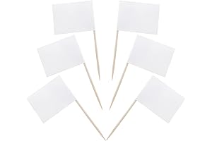 Blank White Cheese Board Identification Markers
