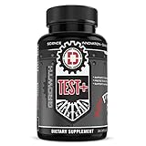 Test+: Natural, Safe, & Effective Test Booster and Muscle Builder with D Aspartic Acid, Tribulus...