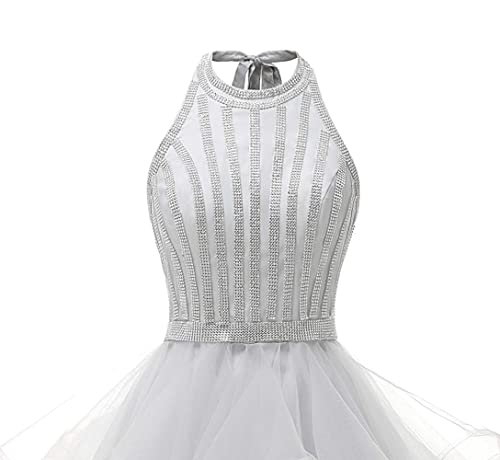 Short Tulle Prom Dress for Teens Homecoming Dresses Beading Evening Party Cocktail Gowns4