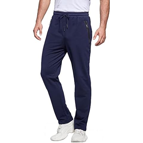ZOXOZ Pantalón Deportivo Hombre Jogger Fitness Cintura Elástica Azul Marino Cover