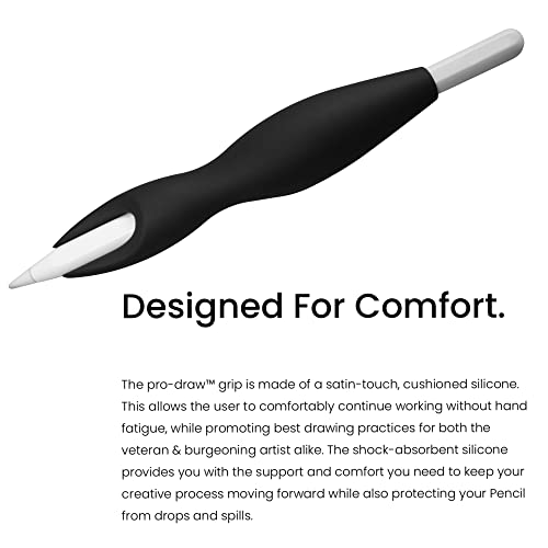 the grip for apple pencil pro 1st 2nd gen apple pencil and usb-c model  more comfort better control