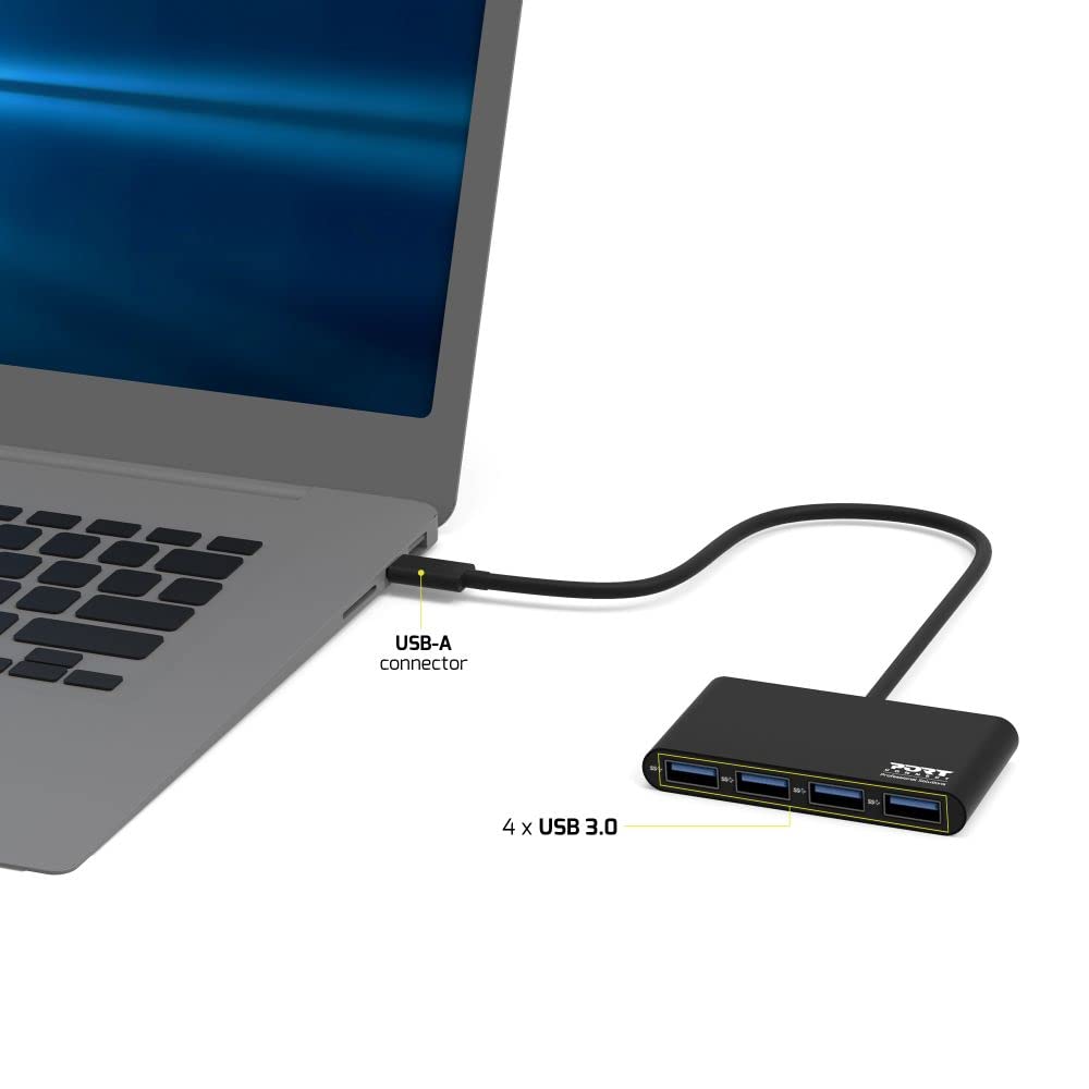 Port Connect hub USB-a 4 Ports 3.0-5 GB/s