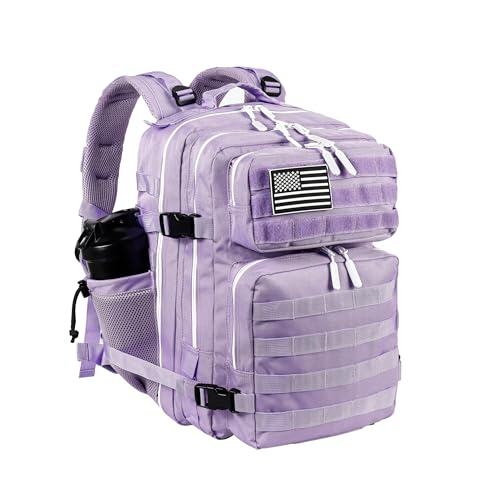 Image of LHI Tactical Military Backpack for Men and Women 25L /35L Army Assault Pack Bag Small Rucksack with Bottle Holder