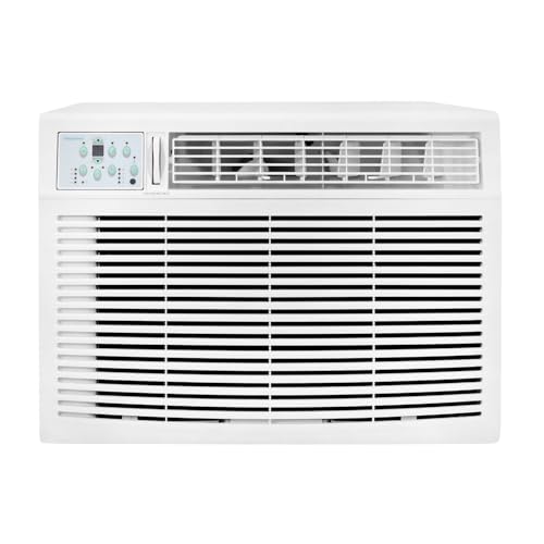 Keystone 23,200 BTU Window Air Conditioner with 16,000 BTU Supplemental Heat and Dehumidifier, 230V,...