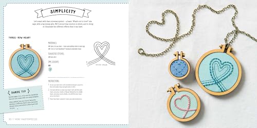 Mini Hoop Embroideries: Over 60 little masterpieces to stitch and wear