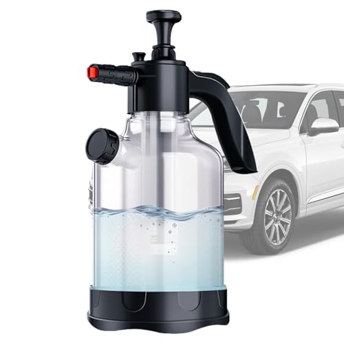 Pulverizador de espuma de 2 litros para lavado de coches, pulverizador de espuma, pulverizador de espuma, botella de lavado de coche, pulverizador de bomba, limpiador a presión de aire, bomba de