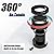 NELXINJO Flag Pole Kit for House - 6FT Stainless Steel Residential or Commercial Outdoor Flagpole with Bracket, 2 No-Tangle Ball Bearing Rings