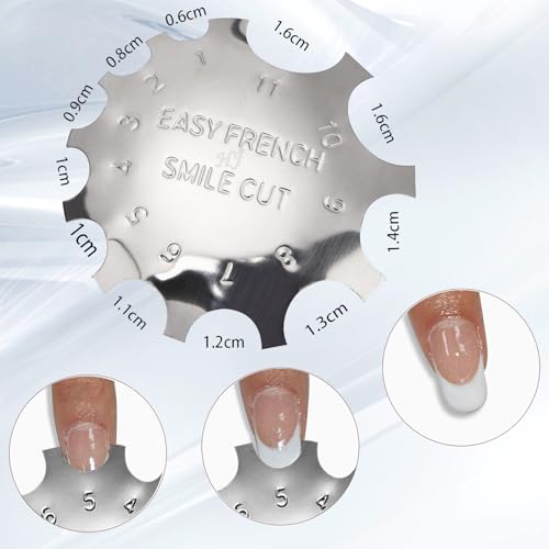 C-Shade Easy French Smile Line Trimmer para manicura miniatura 2