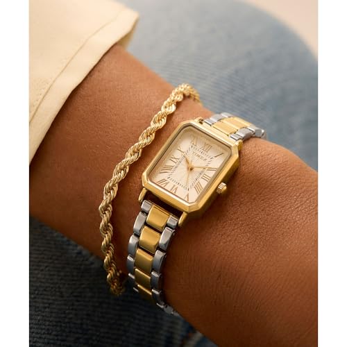 Image of TIMEX Trend White Rectangle Dial Analog Women's Watch - TW2Y013007I