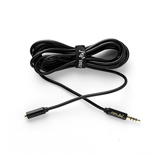 PoP voice 8 Feet 3.5mm Stereo Audio Microphone Headphone Extension Cable Male to Female