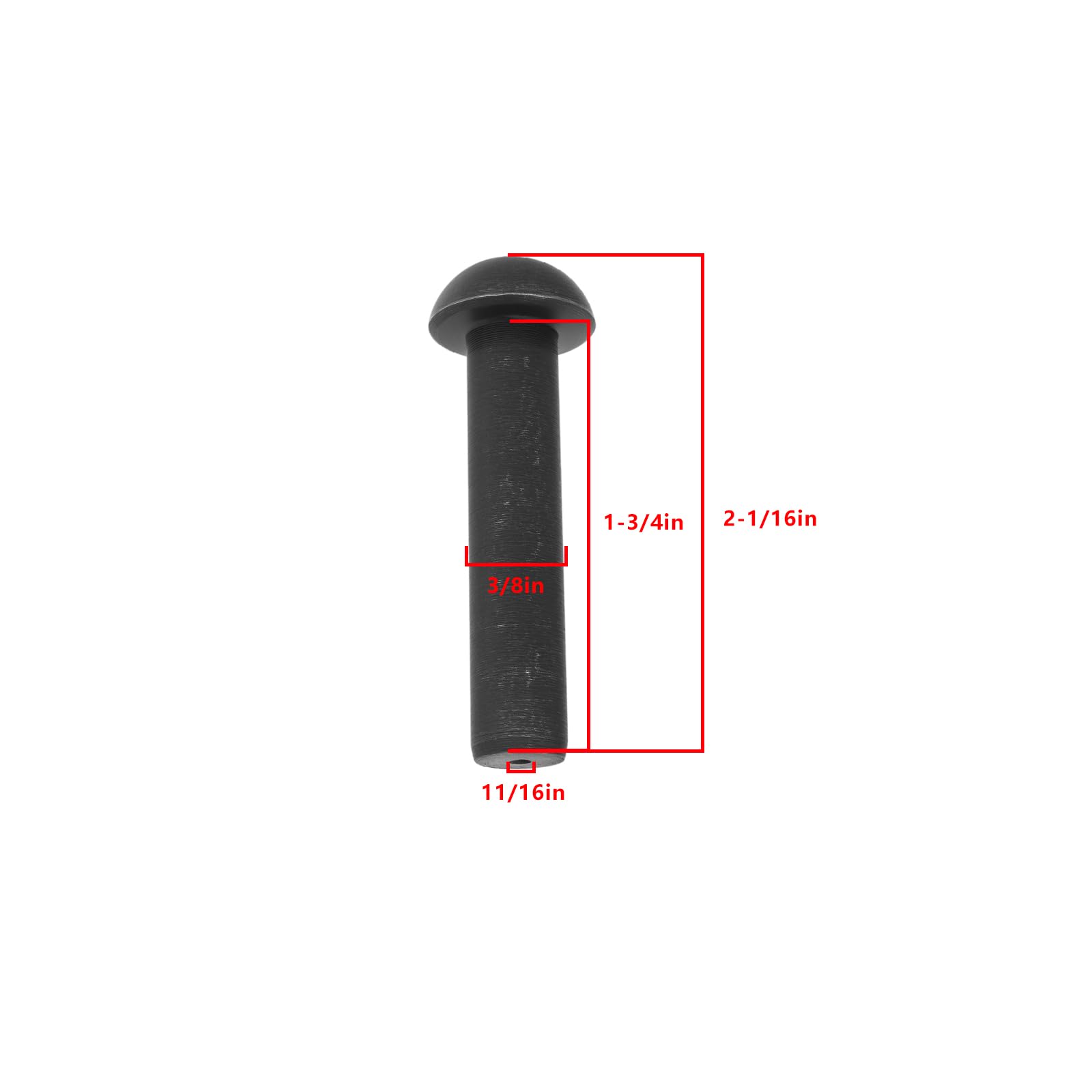 SG Store 4pcs Steel Wood Stove Door Hinge Pins 3/8 x 1-3/4 Inch Door Hinge Pins Compatible with Fisher Wood Stoves Solid Steel Hinges - Image 4